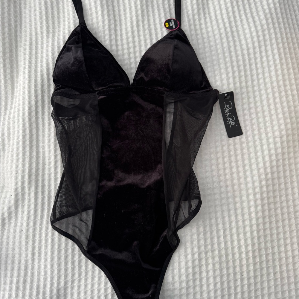 Black Mesh Bodysuit/ Lingerie